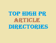 free article submission sites list high pr