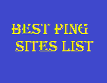 Best ping sites list free