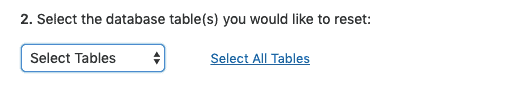 Select all tables