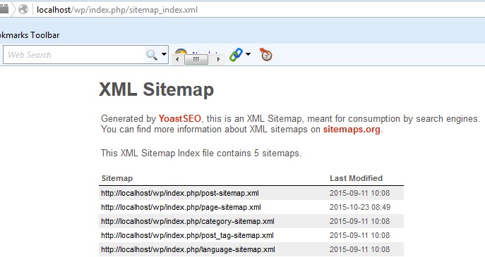 Set up XML sitemaps