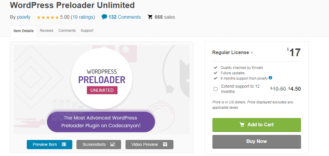 WordPress Preloader Unlimited 