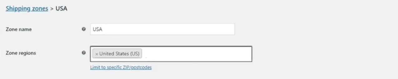 WooCommerce Table Rate Shipping