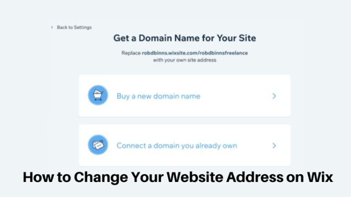 How to Change Your Website Address on Wix