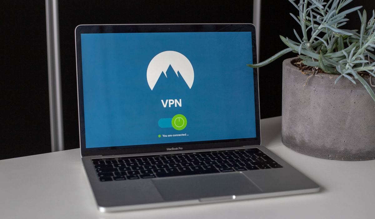 By using a VPN