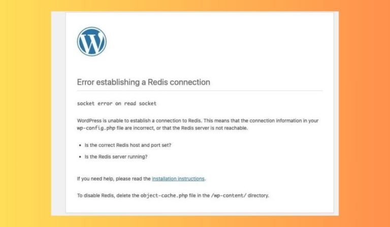 Fixing the "Error establishing a Redis connection – only on plugin updates" Issue in WordPress