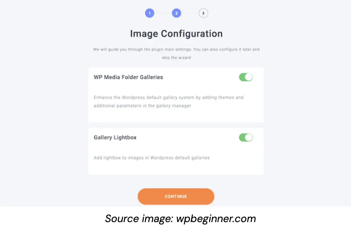 image configuration