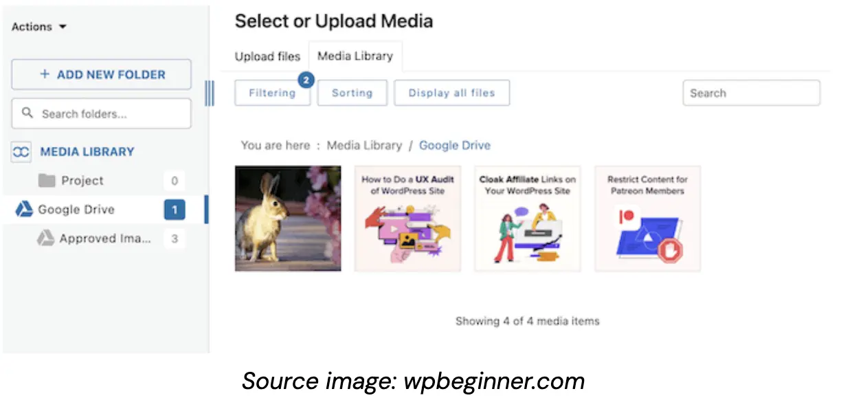 upload media